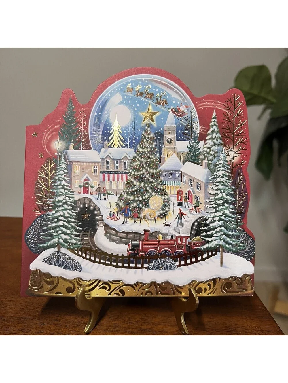 Ling Design Box Luxury Magical Christmas Cards Darren Dearden Gold Foil